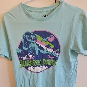 Mens Small Colorful JURASSIC PARK Shirt